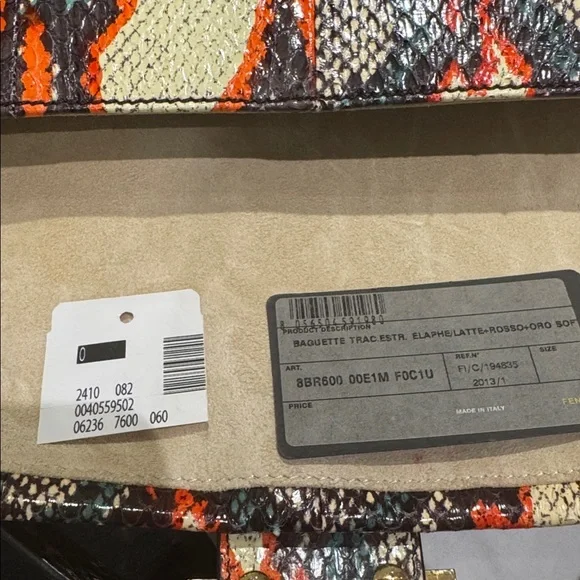 FENDI VINTAGE BAGUETTE ❤️🧡🖤💚 - Picture 14 of 17